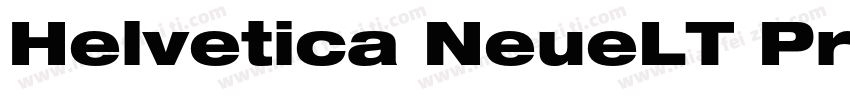 Helvetica NeueLT Pro Blk(HelveticaN字体转换